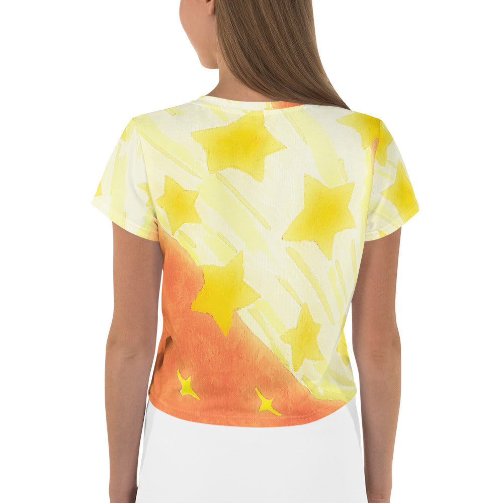 Starberst Bright Crop Tee