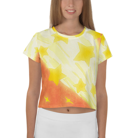 Starberst Bright Crop Tee