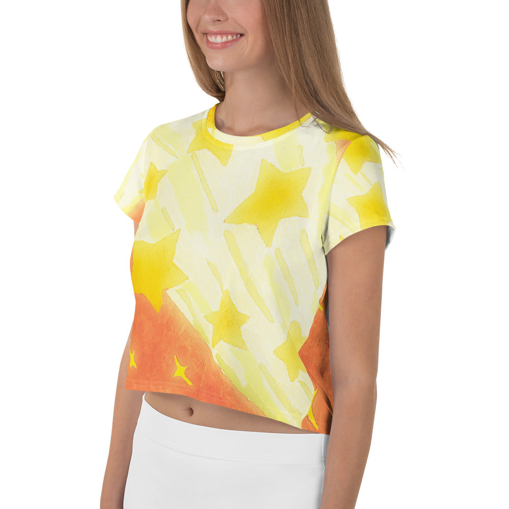 Starberst Bright Crop Tee