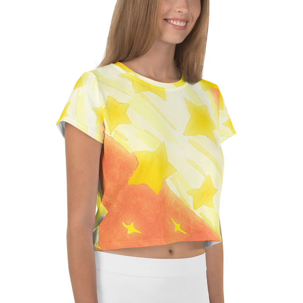 Starberst Bright Crop Tee