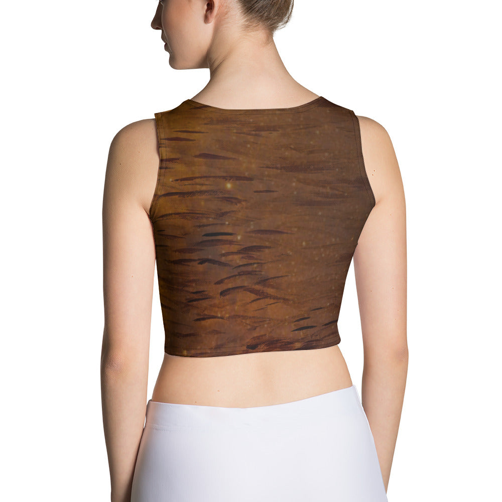 Fish brown Crop Top