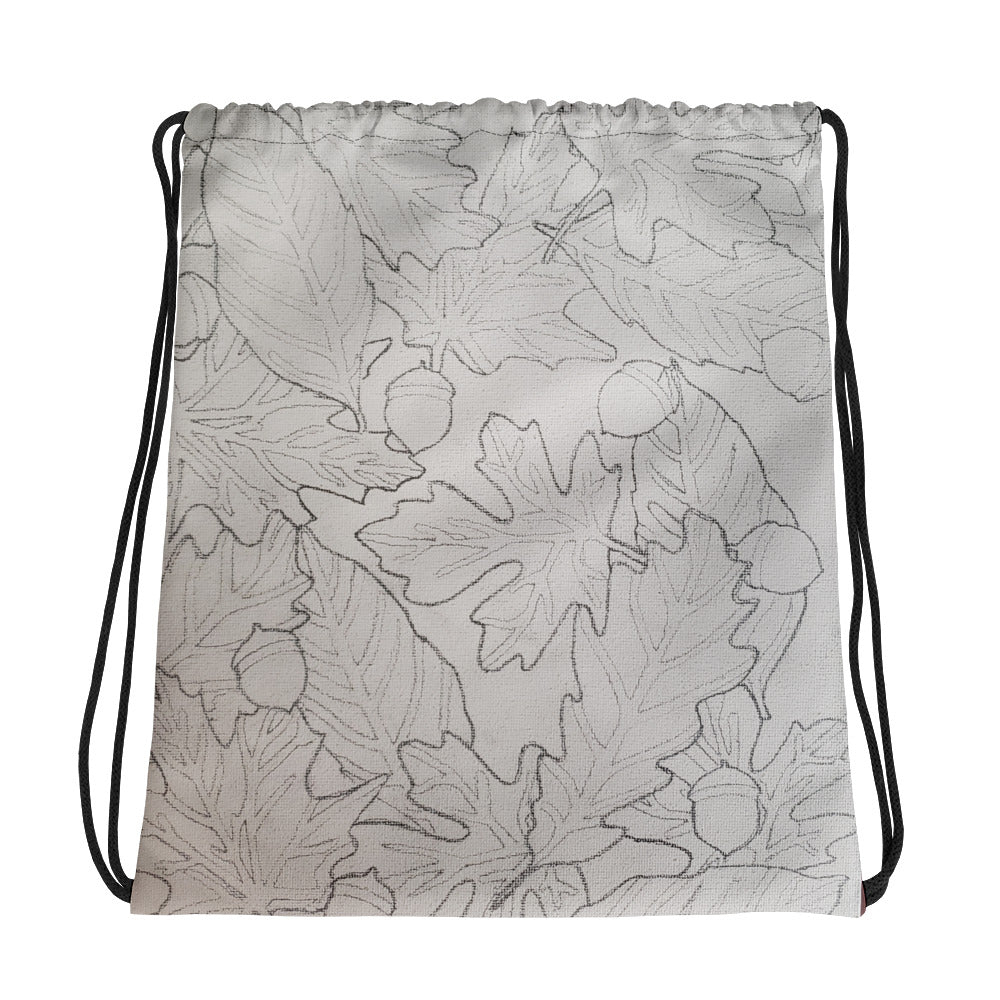 Leaves Drawstring bag