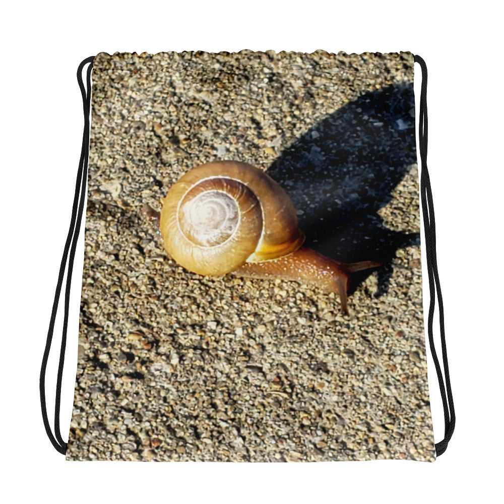 Snail Drawstring bag