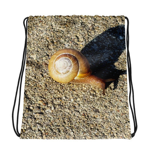 Snail Drawstring bag