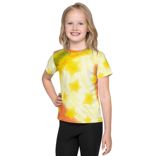 Starberst bright Kids crew neck t-shirt