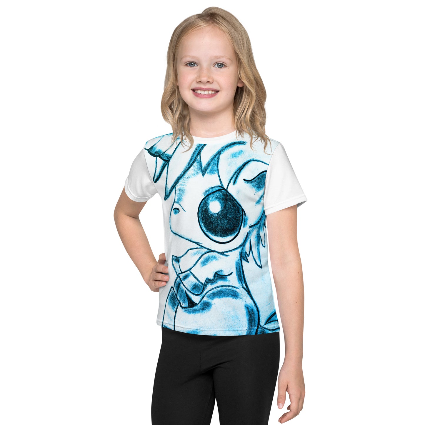 Baby Unicorn Kids crew neck t-shirt by LH