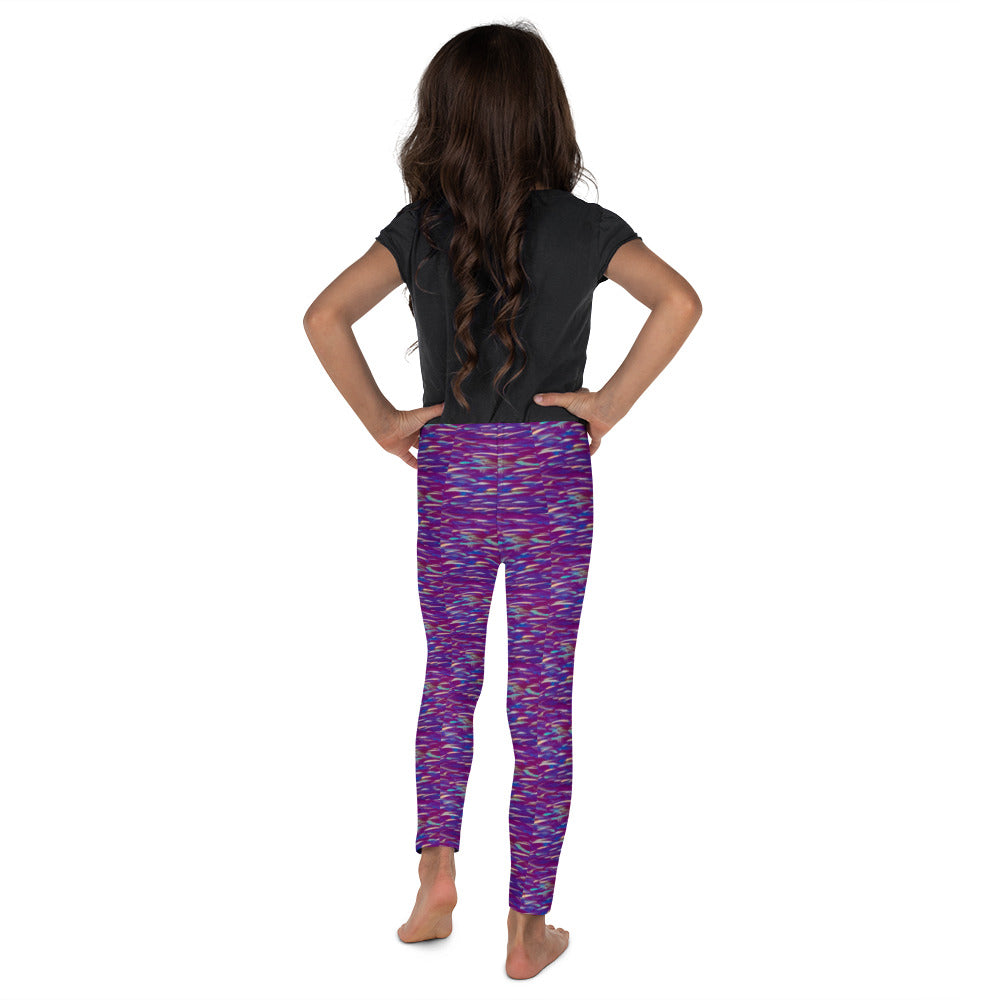 Fish Multicolor Purple Kid's Leggings