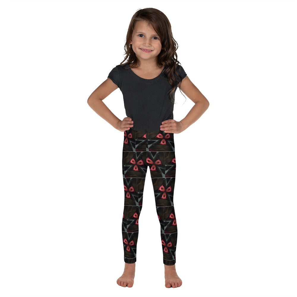 Pink & Black PatternKid's Leggings