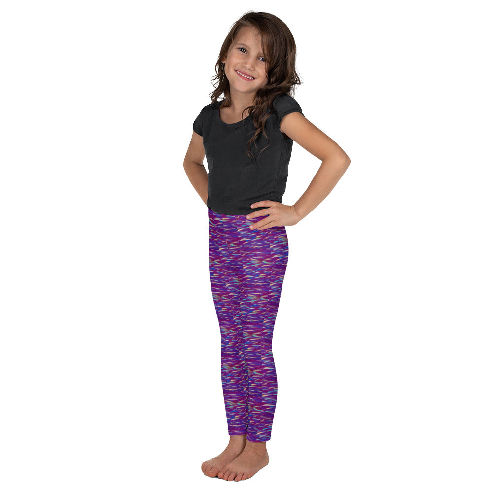 Fish Multicolor Purple Kid's Leggings