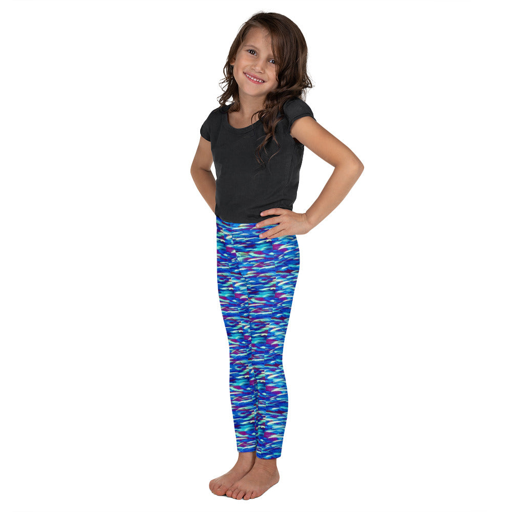 Fish Multicolor Blue Kid's Leggings