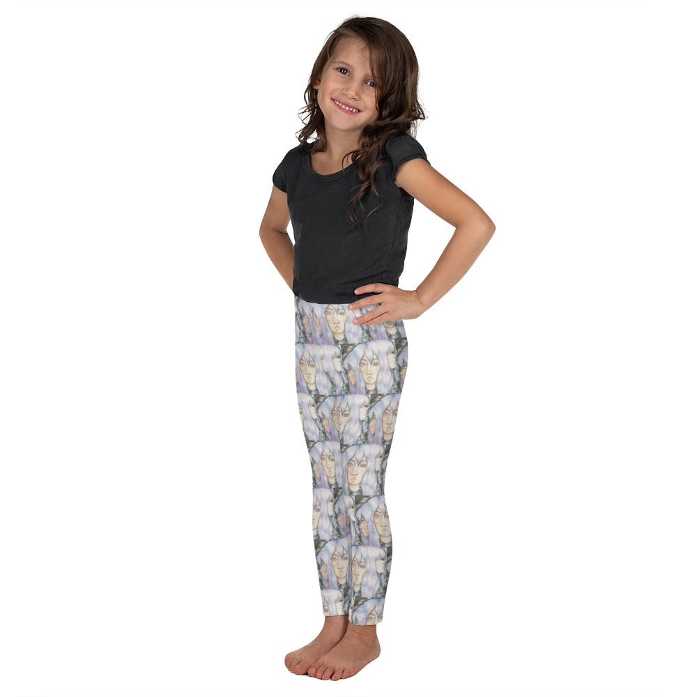 Lady Lovely Locks Kid's Leggings by Hannah