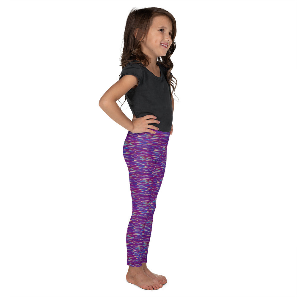 Fish Multicolor Purple Kid's Leggings