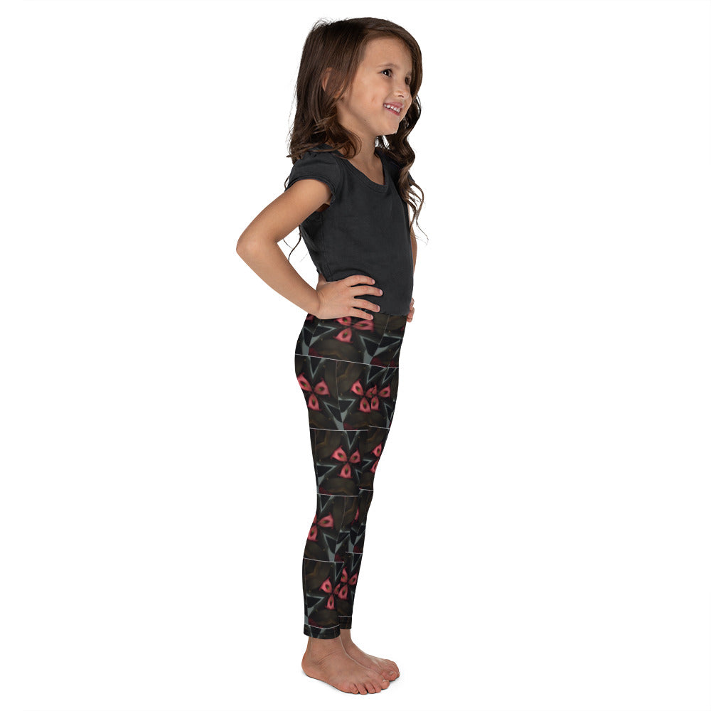 Pink & Black PatternKid's Leggings