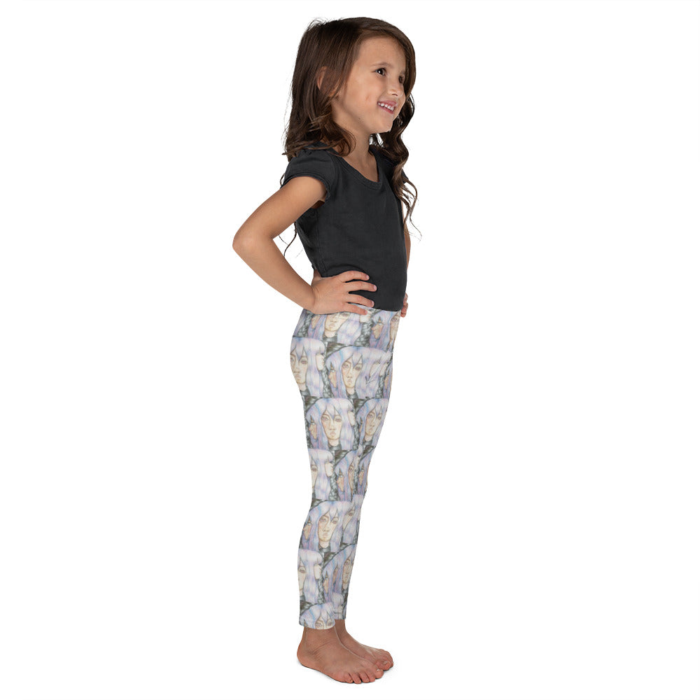 Lady Lovely Locks Kid's Leggings by Hannah