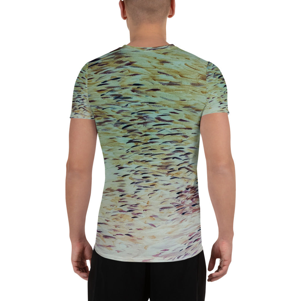 Fish Men's Athletic T-shirt