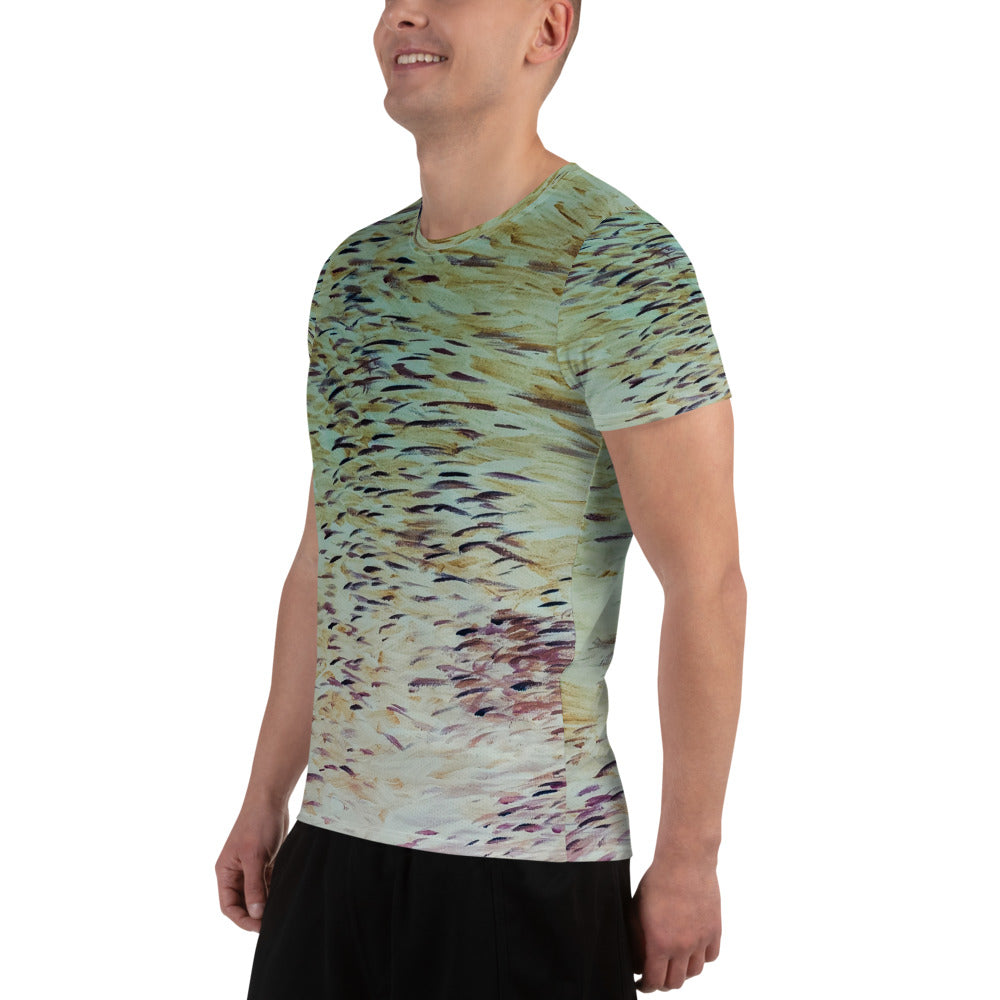 Fish Men's Athletic T-shirt