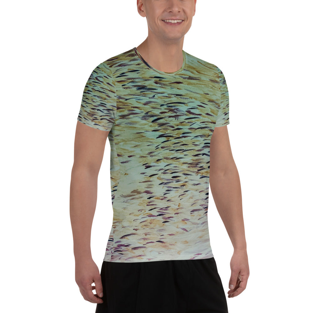 Fish Men's Athletic T-shirt