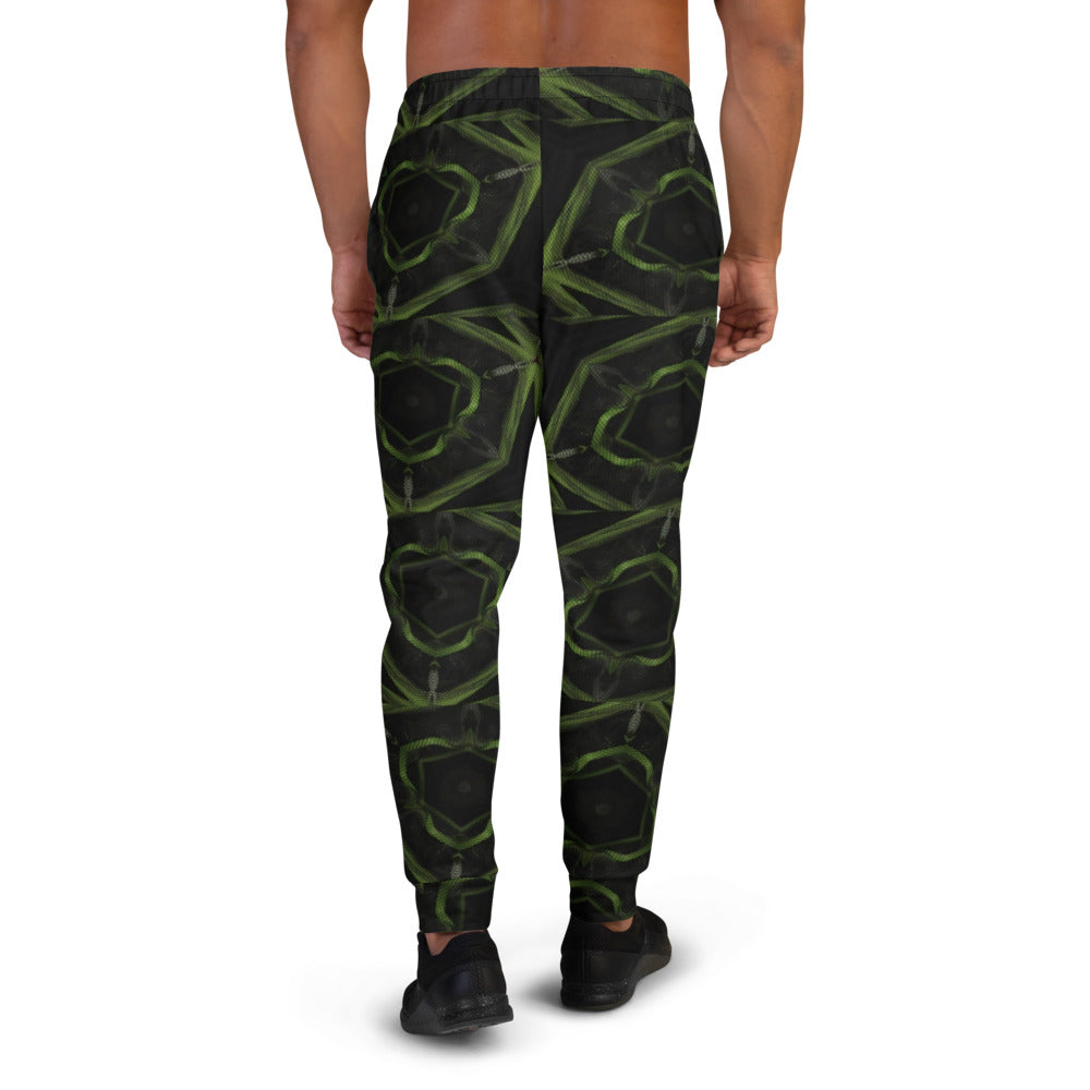 Green & Black Men's Joggers