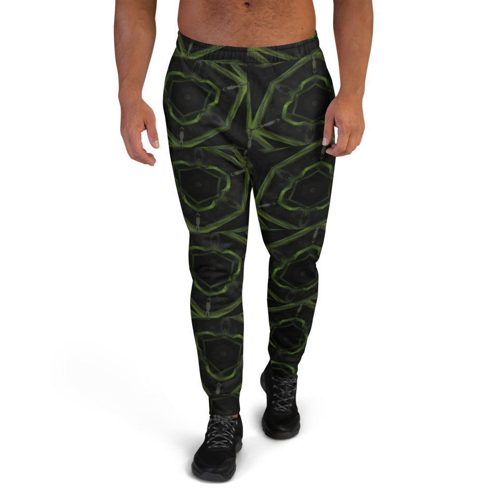 Green & Black Men's Joggers