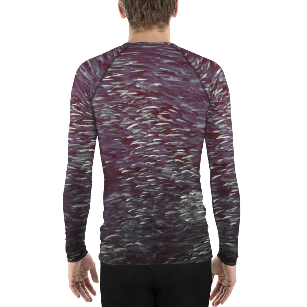 Fish dark Men's Rash Guard