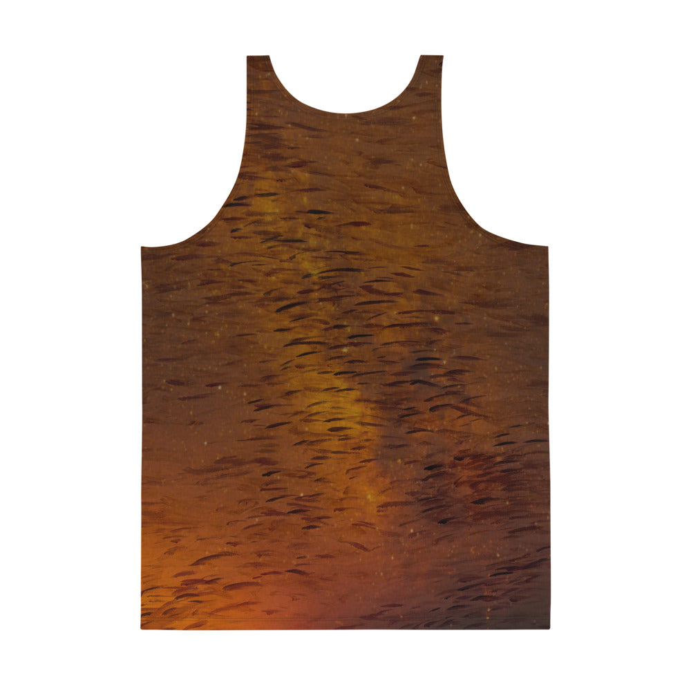 Fish Brown Unisex Tank Top