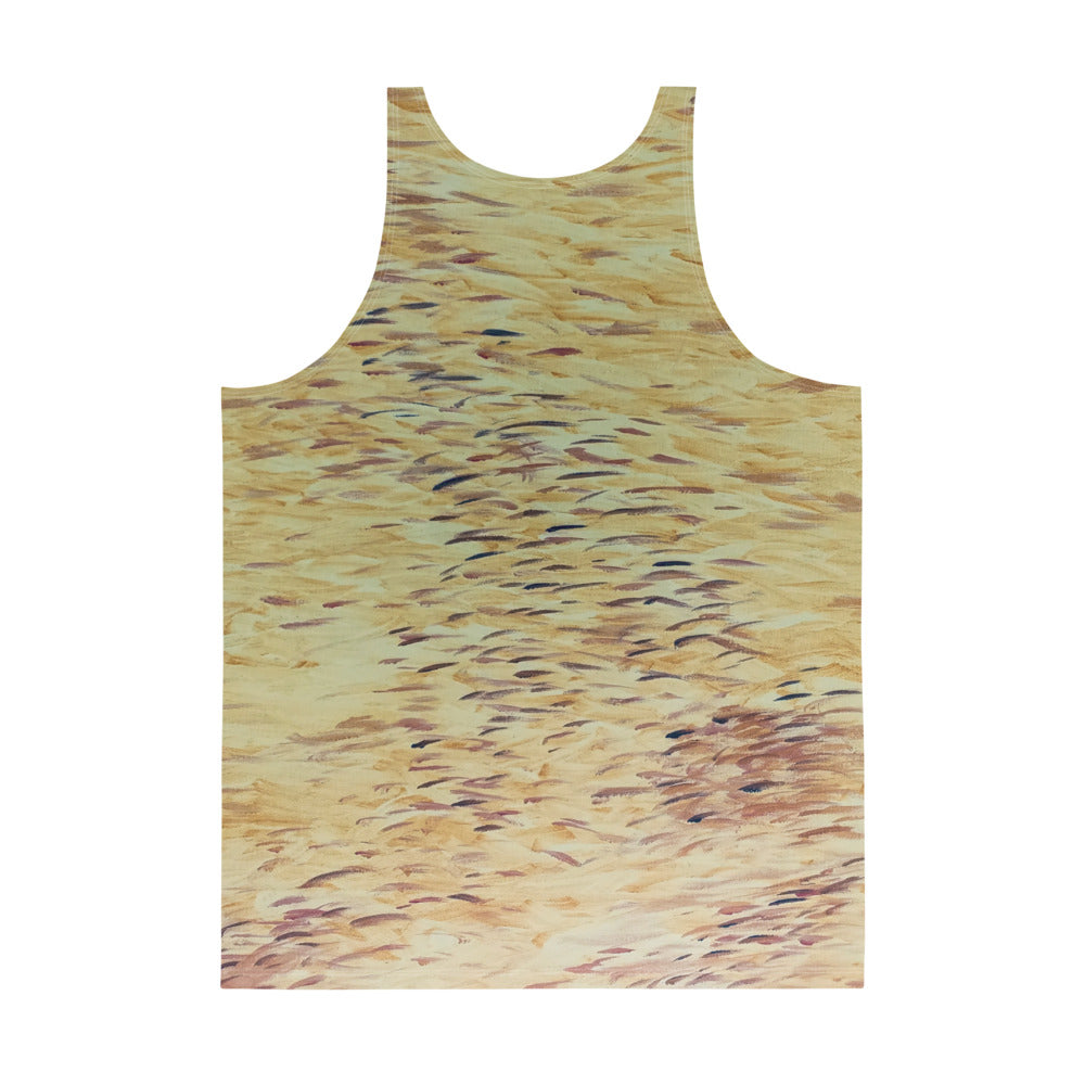 Fish Yellow Unisex Tank Top