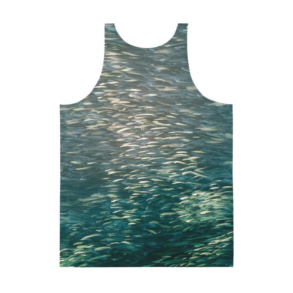 Fish green Unisex Tank Top