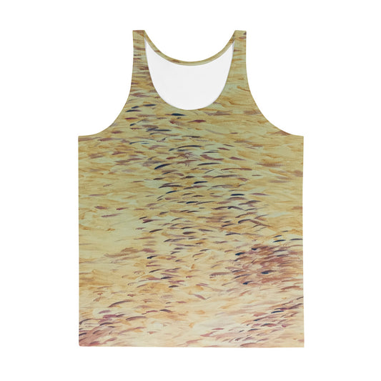 Fish Yellow Unisex Tank Top