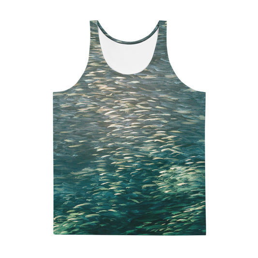 Fish green Unisex Tank Top