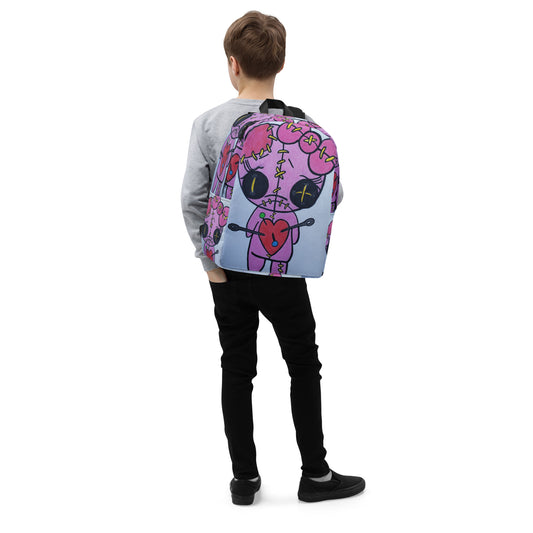 Pink Doll Minimalist Backpack
