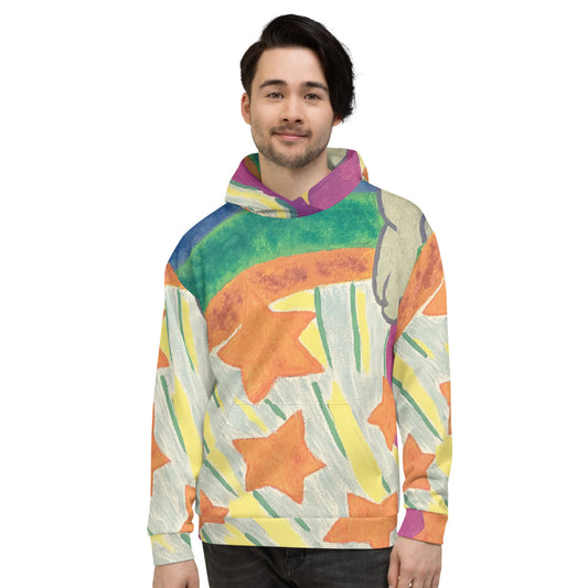 Starberst Design Unisex Hoodie