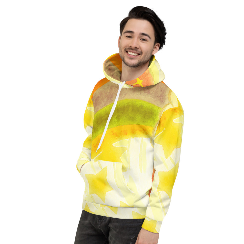 Starberst Bright Design Unisex Hoodie