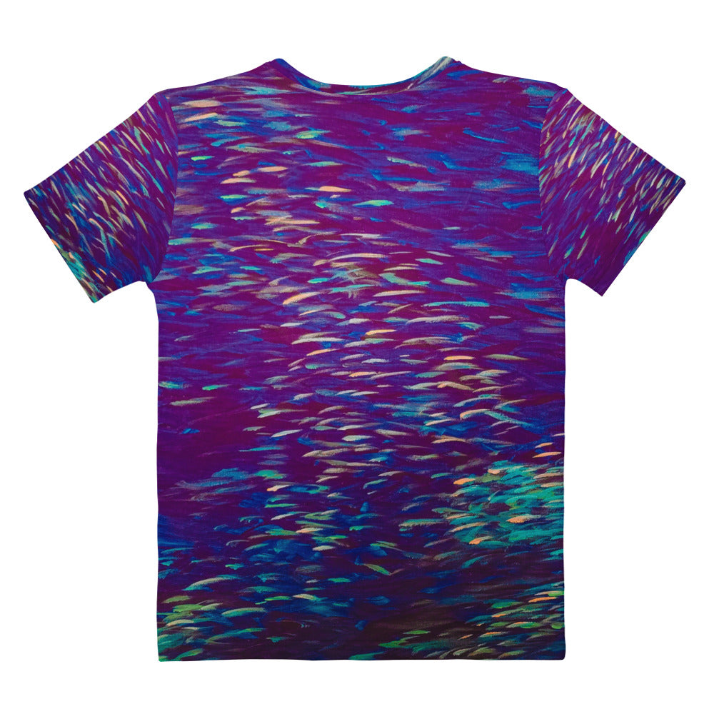 Fish Multicolor purple Women's T-shirt