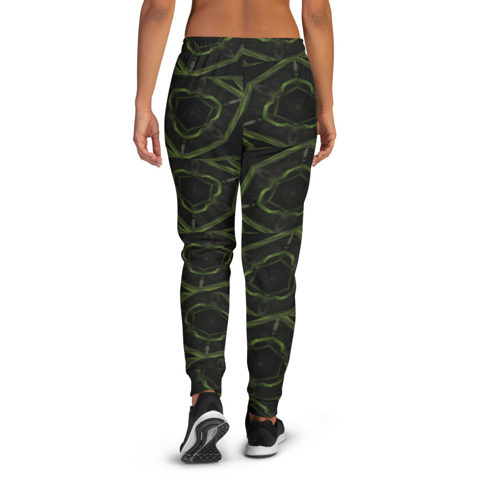 Green & Black Women's Joggers