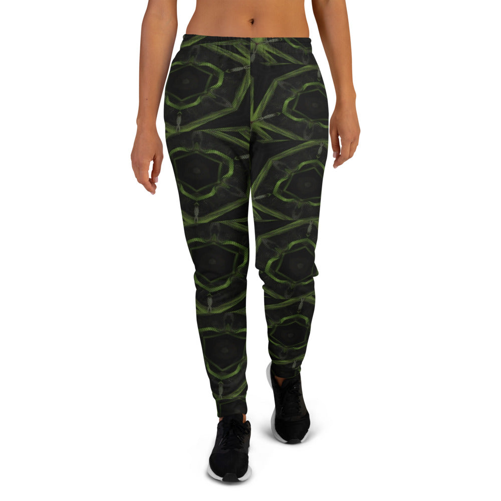 Green & Black Women's Joggers