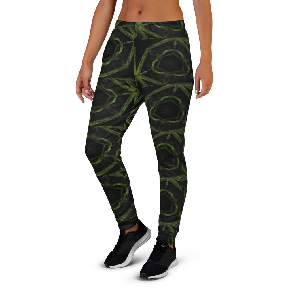 Green & Black Women's Joggers