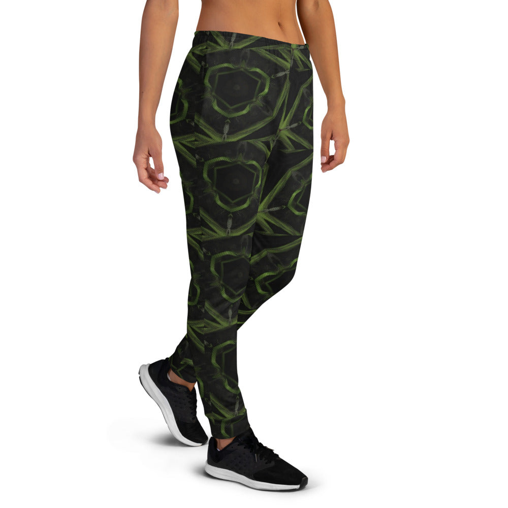 Green & Black Women's Joggers