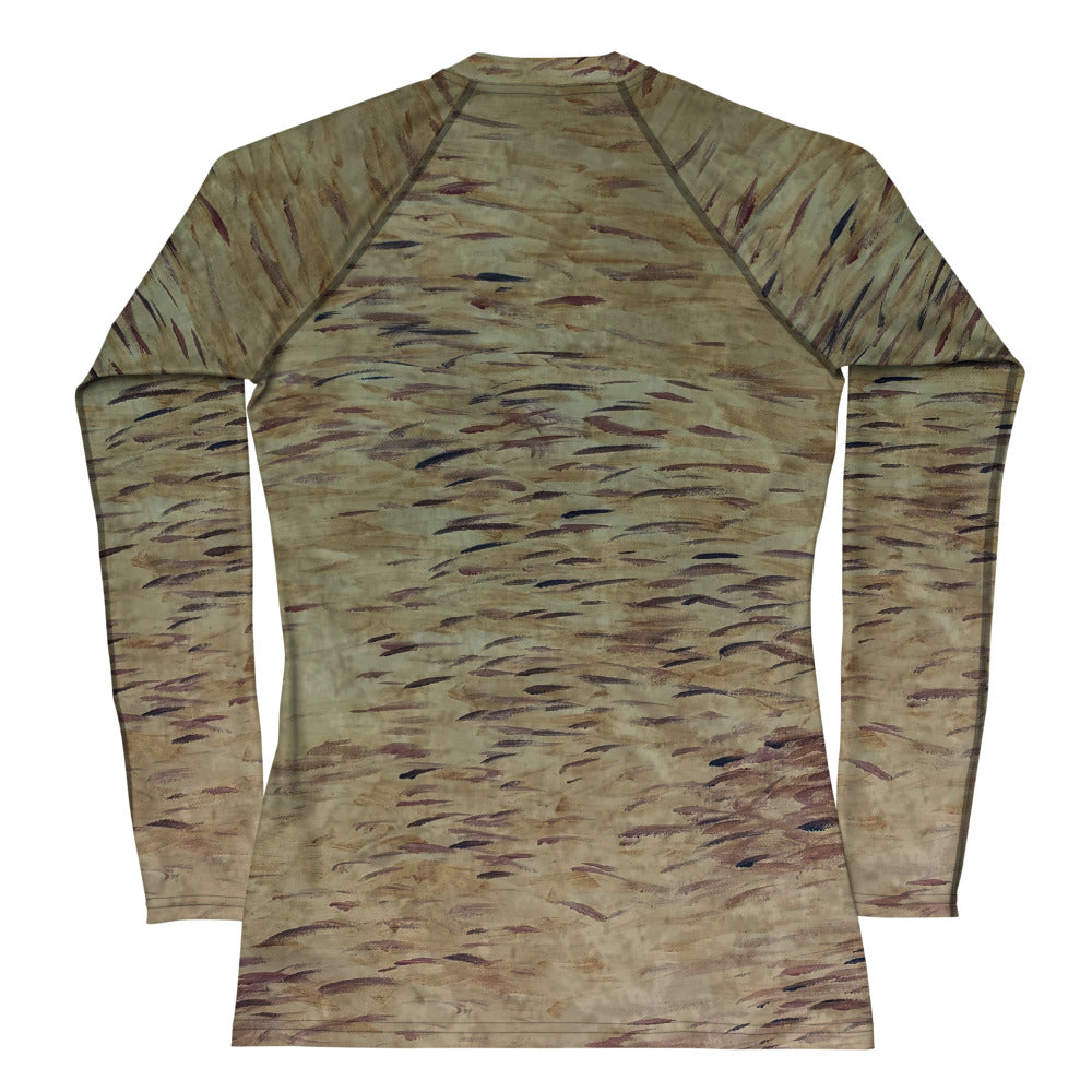 Fish Tan Women's Rash Guard