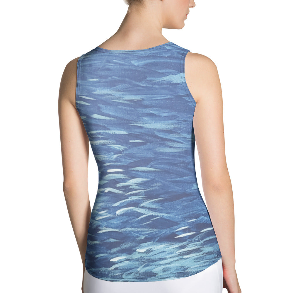 Fish Ocean Sublimation Cut & Sew Tank Top