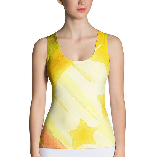 Starberst Bright Sublimation Cut & Sew Tank Top