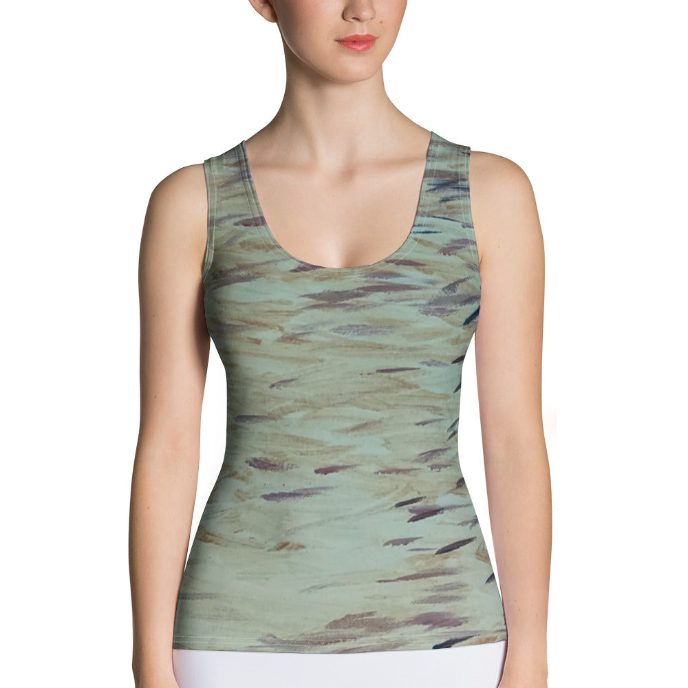 Fish Sublimation Cut & Sew Tank Top