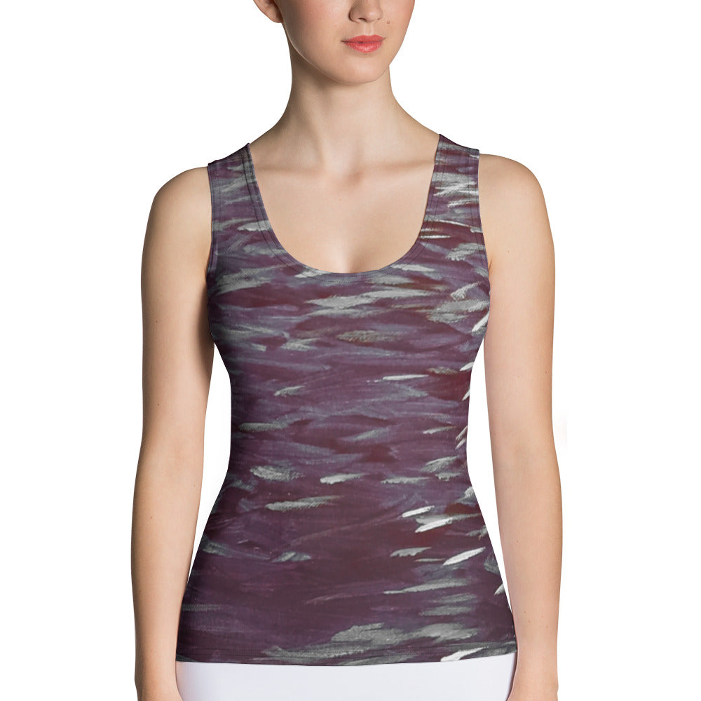 Fish Dark Sublimation Cut & Sew Tank Top