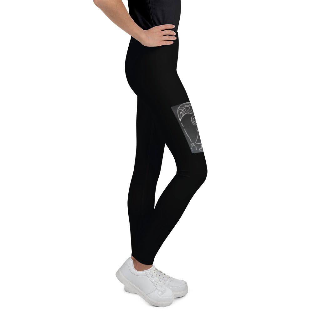 Rainy Tuesday Patch Youth Leggings by LH