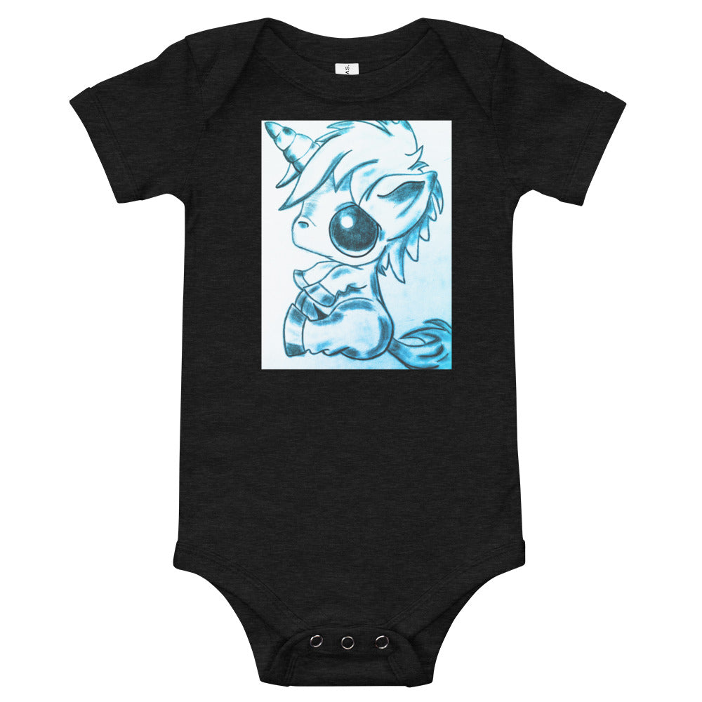 Baby Unicorn Baby short sleeve one piece by LH