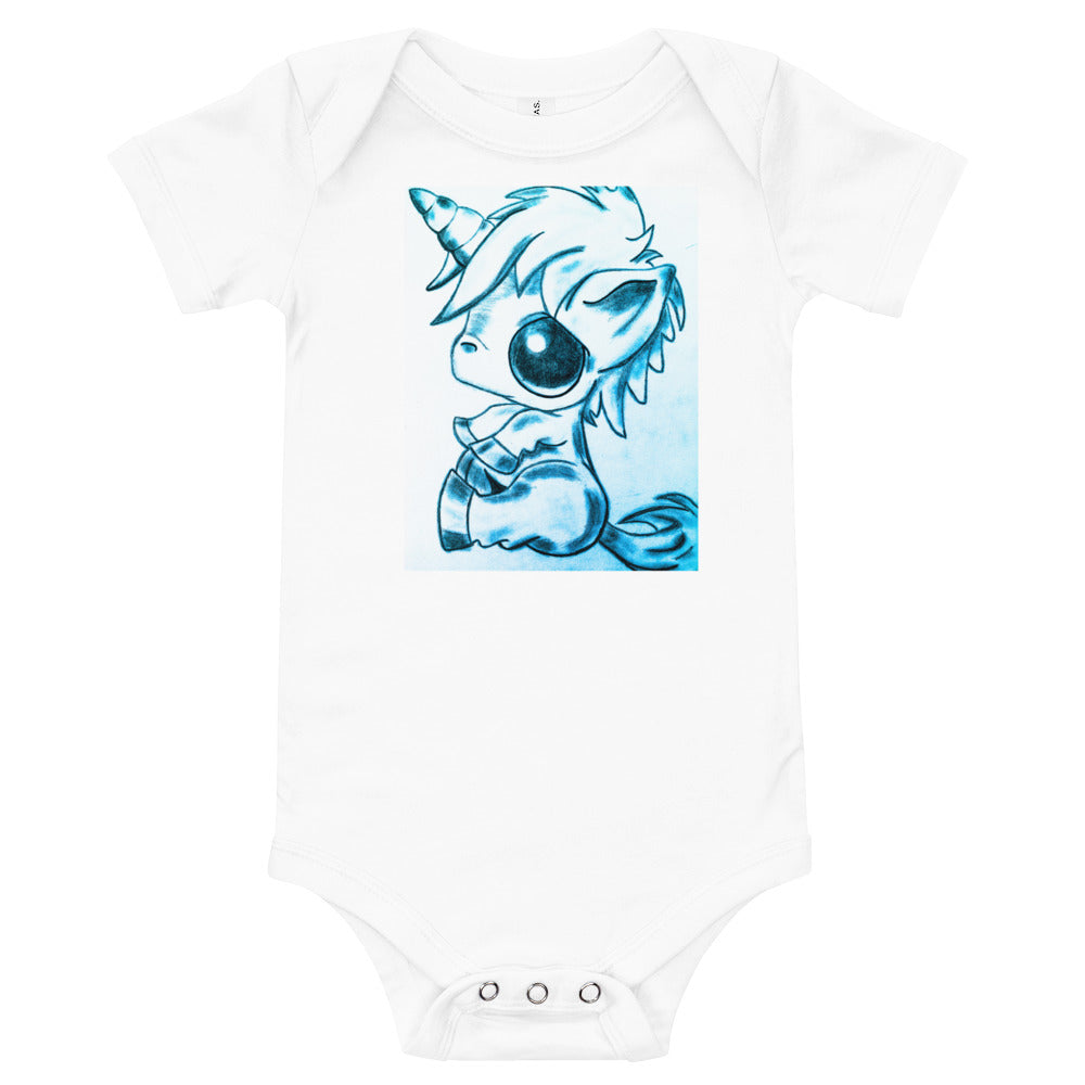 Baby Unicorn Baby short sleeve one piece by LH