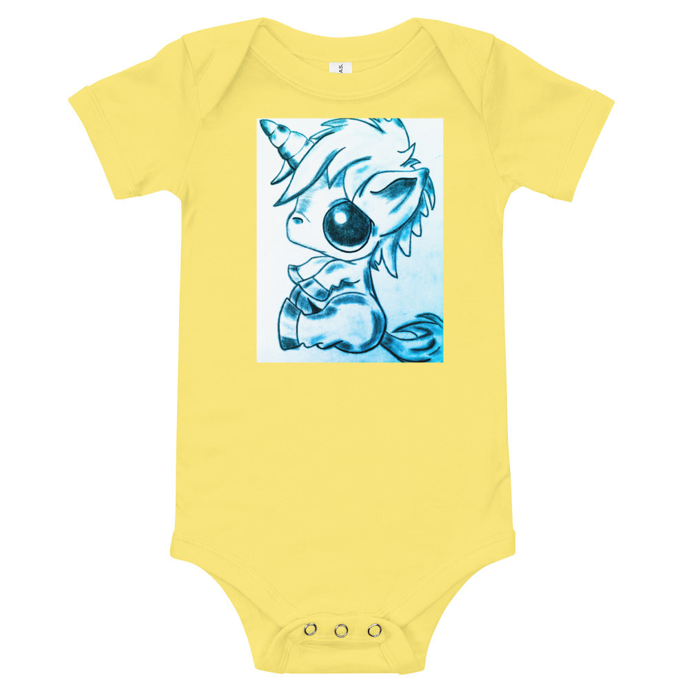 Baby Unicorn Baby short sleeve one piece by LH