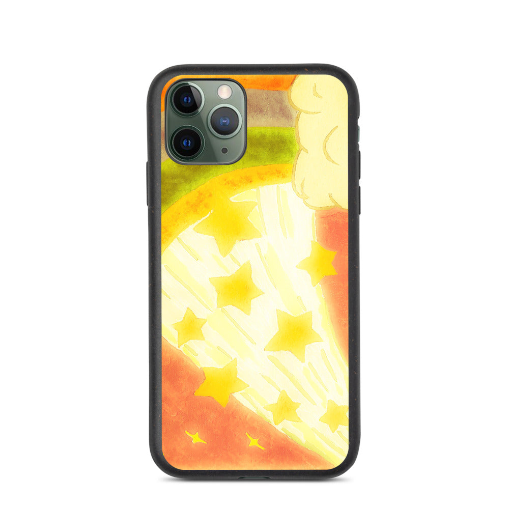 Starberst Bright Biodegradable phone case