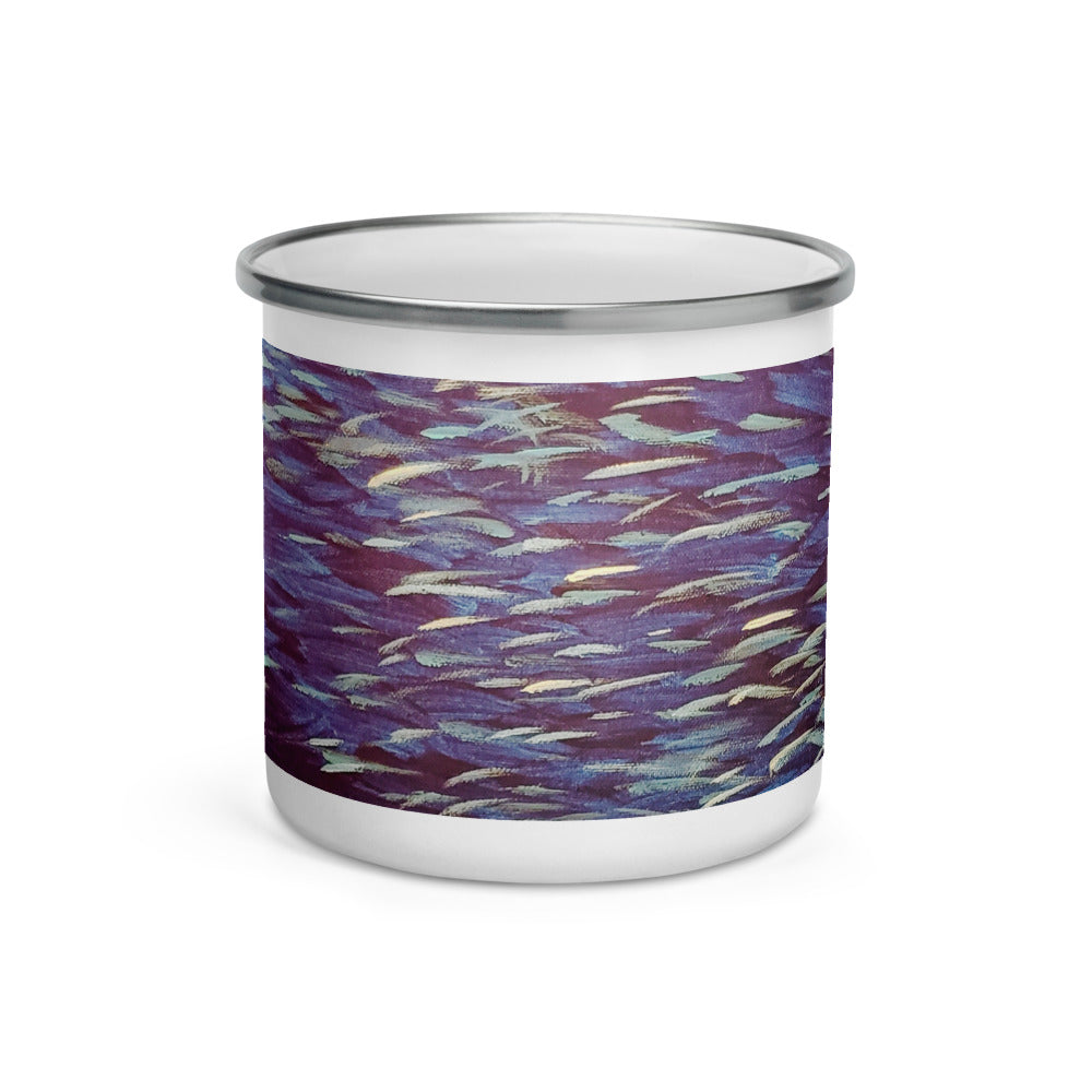 Ocean Enamel Mug