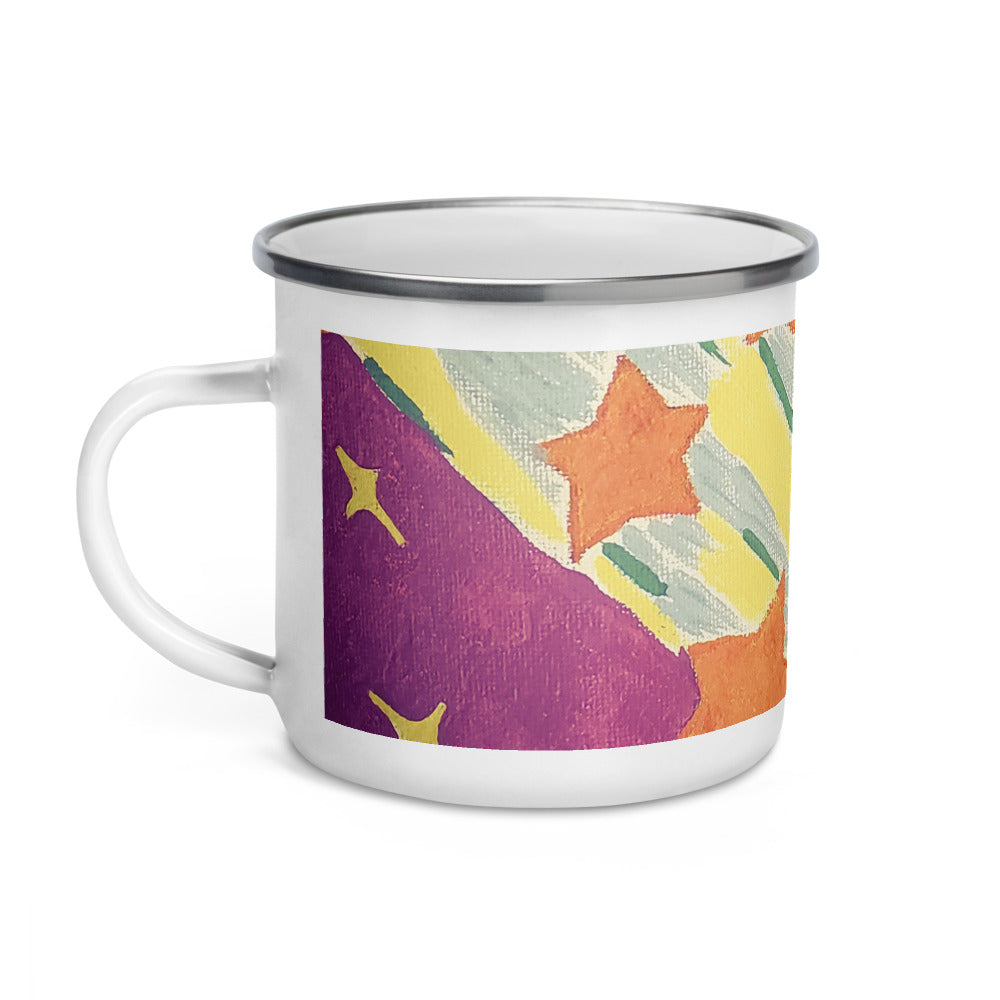 Starberst Enamel Mug