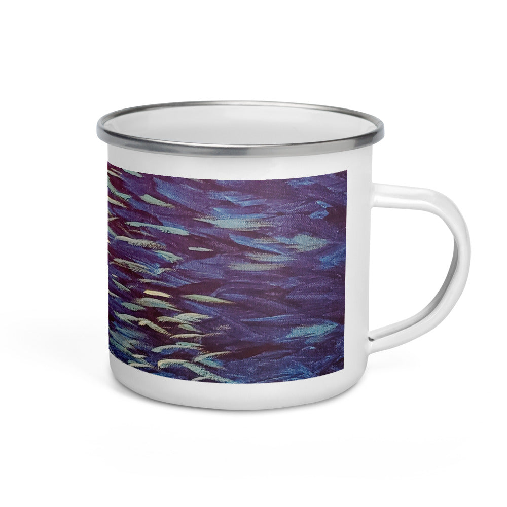 Ocean Enamel Mug